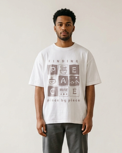 Finding Peace Unisex Oversized T-Shirt