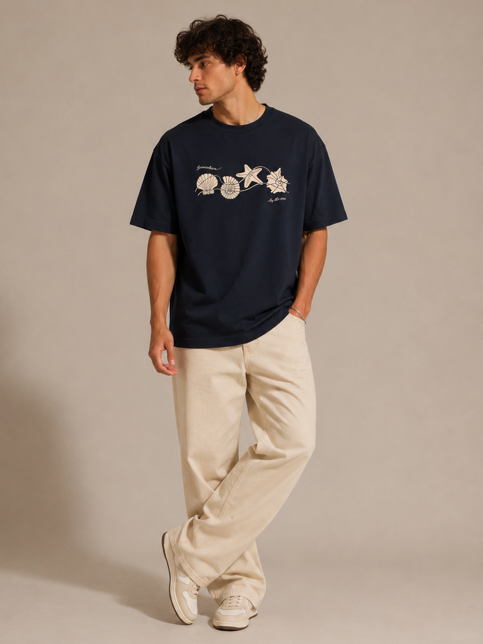 By the Shore Oversized Unisex T-Shirt